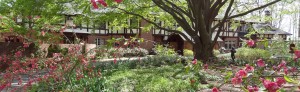 Gramercy Mansion Exterior in Spring