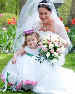 Bride and Flower Girl Artistic Difference