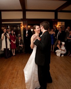 Bride and Groom Dance Floor Wedding Reception Sachs