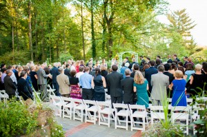 wedding ceremony Gramercy Mansion