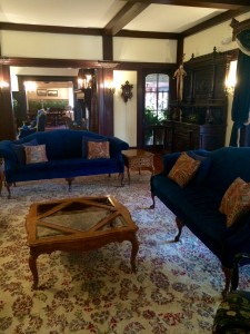 reupholstered sofas at Gramercy Mansion